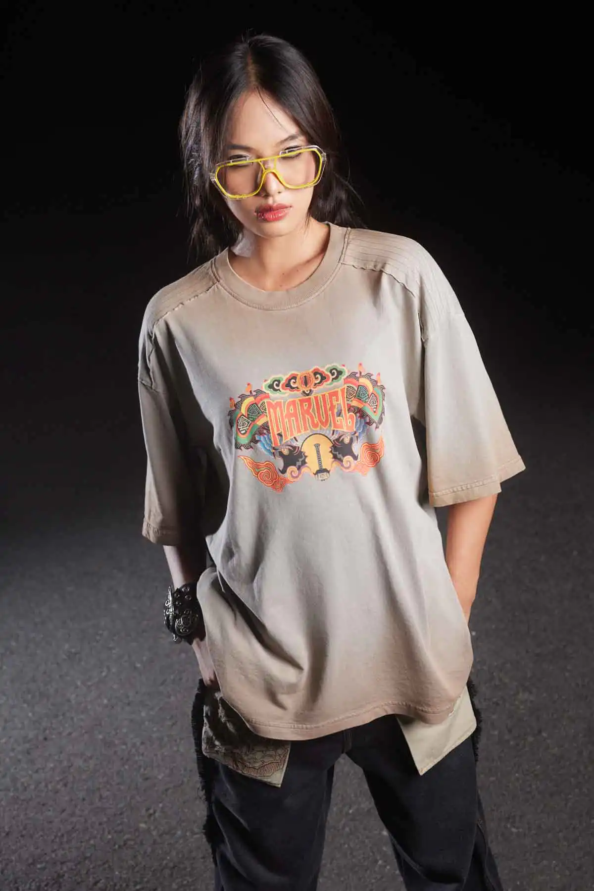 T-SHIRT SHORTSLEEVE OVERSIZED MARVEL GO VIETNAM BOOZILLA