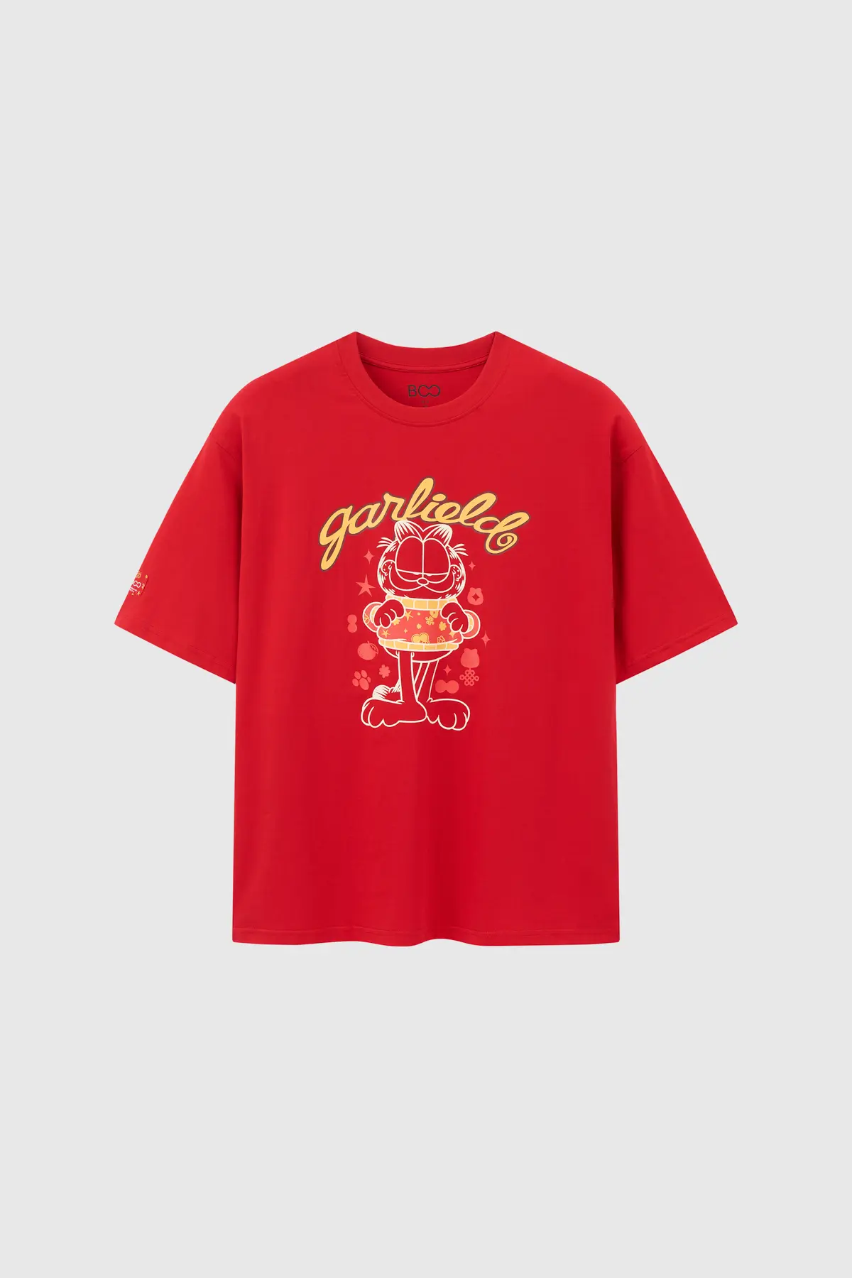 Áo phông oversized UN big graphic festive Garfield