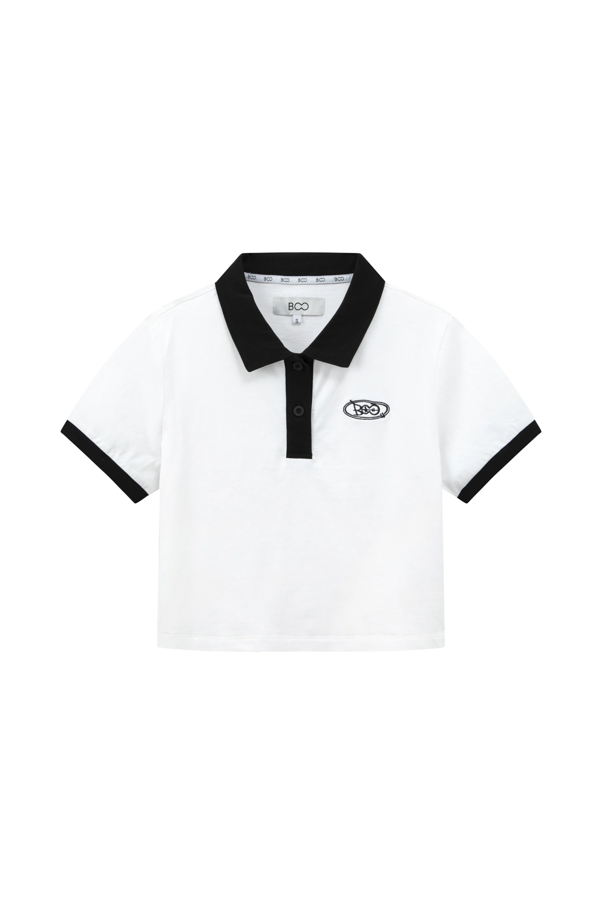 Áo polo SS crop small logo ESSENTIAL