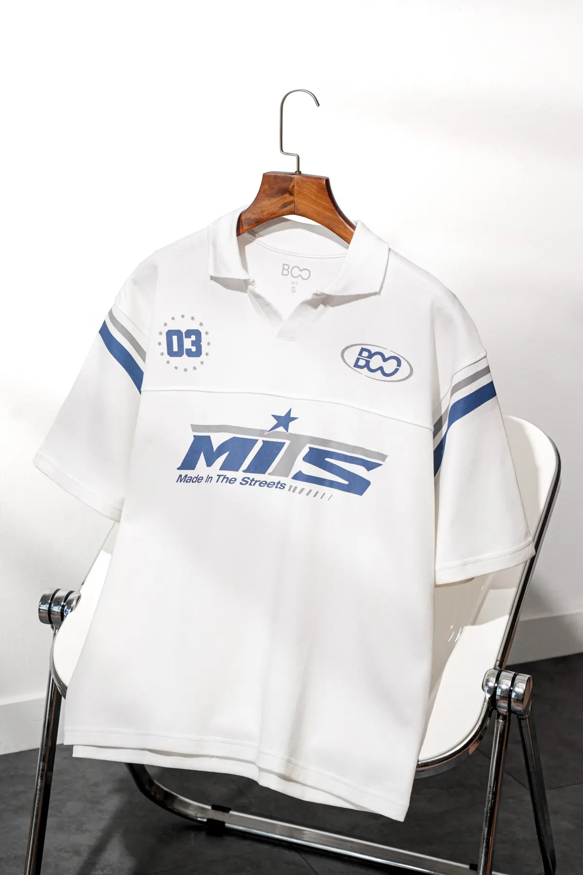 Áo polo SS relax cổ jersey MITS