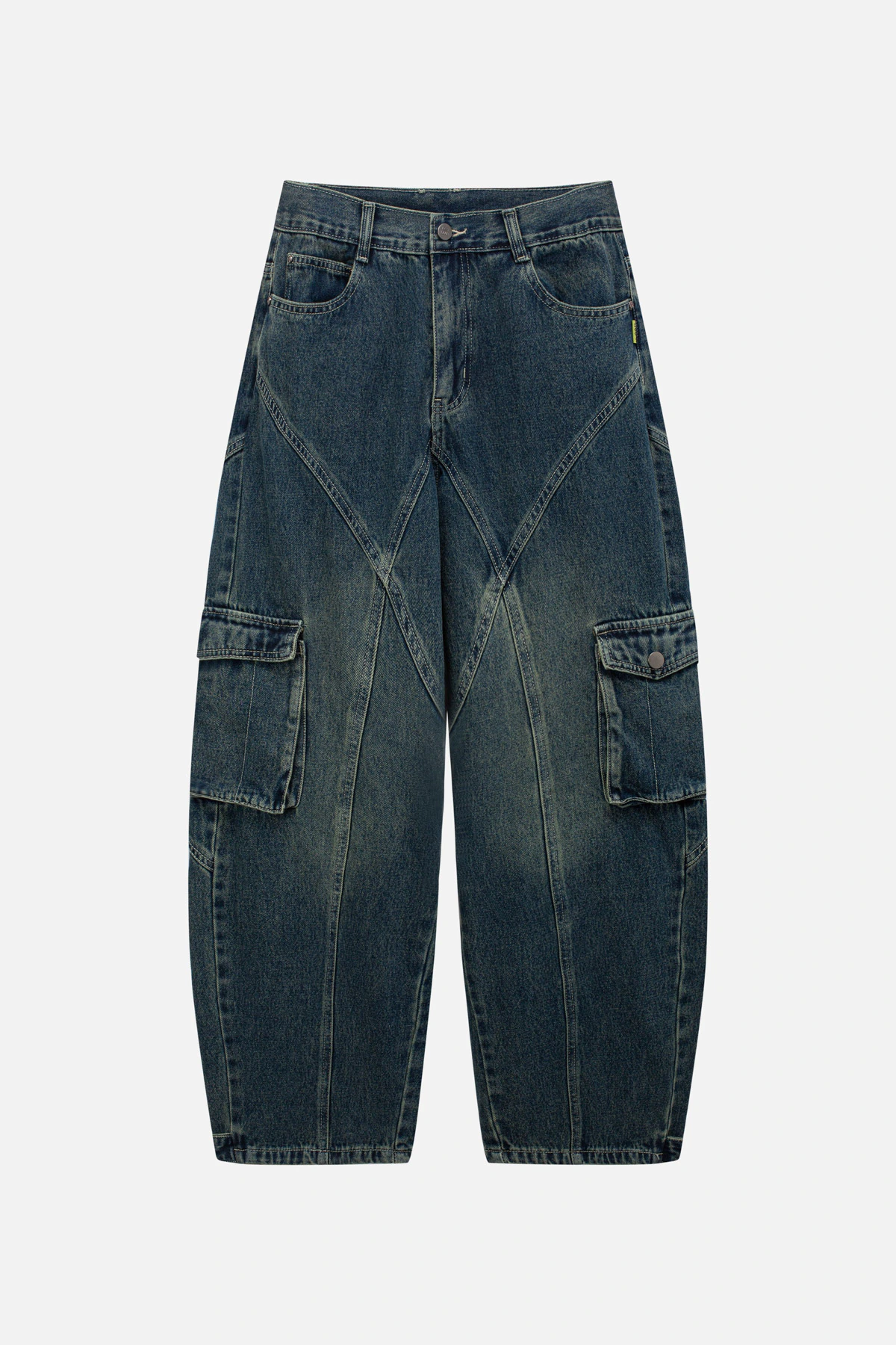 Quần jeans túi hộp MA BOOLAAB balloon