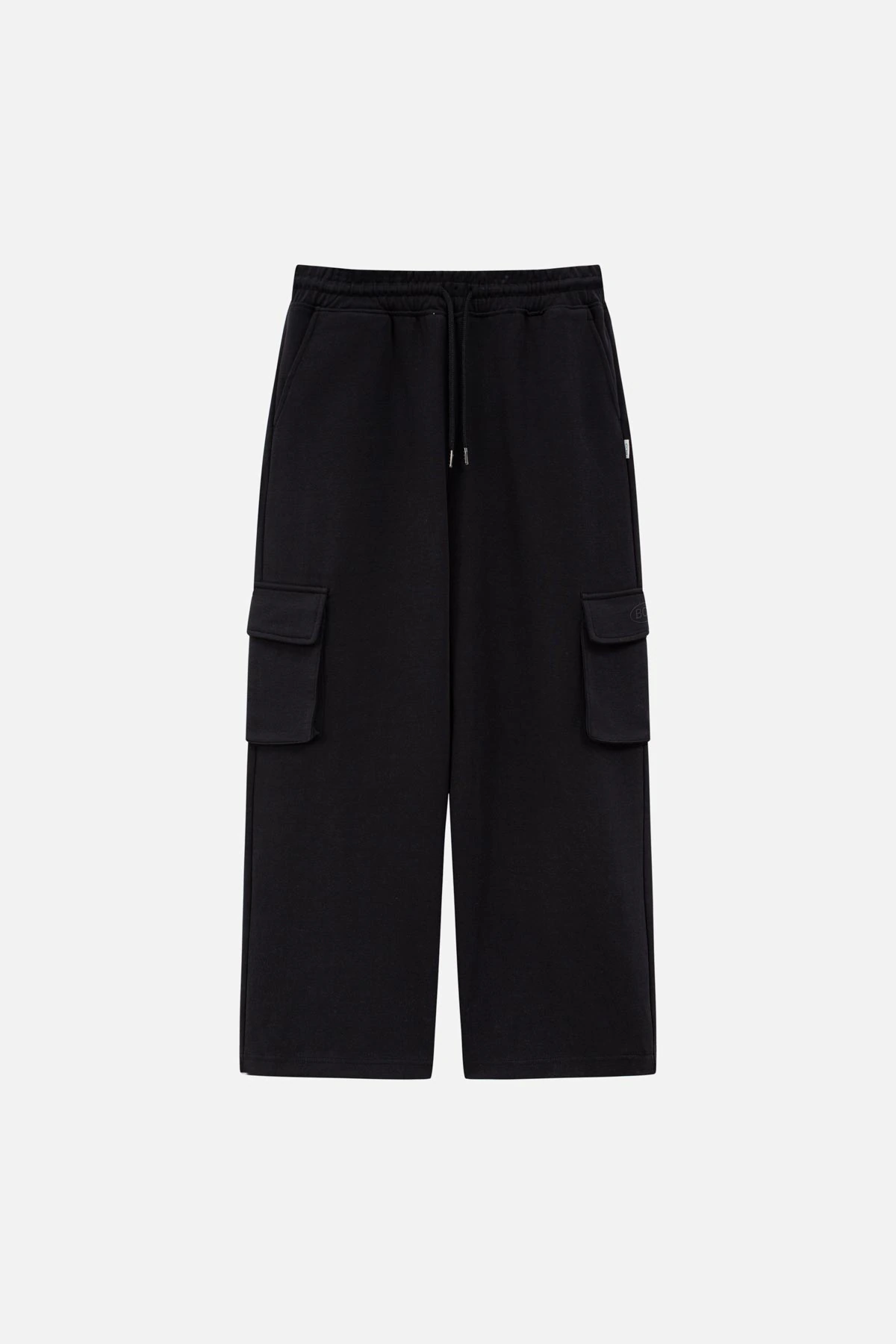 Quần nỉ wide-leg túi hộp in logo ESSENTIAL