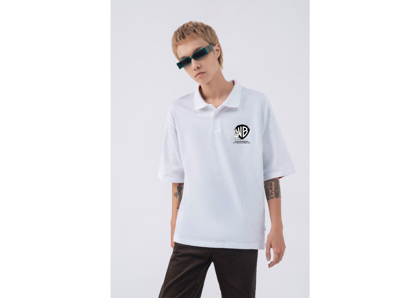 ÁO POLO BOXY UN IN LOGO WB100 LOONEY TUNES
